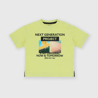 Boy's Jersey T-shirt, yellow Boy's Jersey T-shirt, yellow