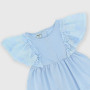 Camiseta de tejido Jersey para niña, azul Camiseta de tejido Jersey para niña, azul