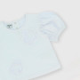 Camiseta de tejido Jersey para niña, blanco Camiseta de tejido Jersey para niña, blanco