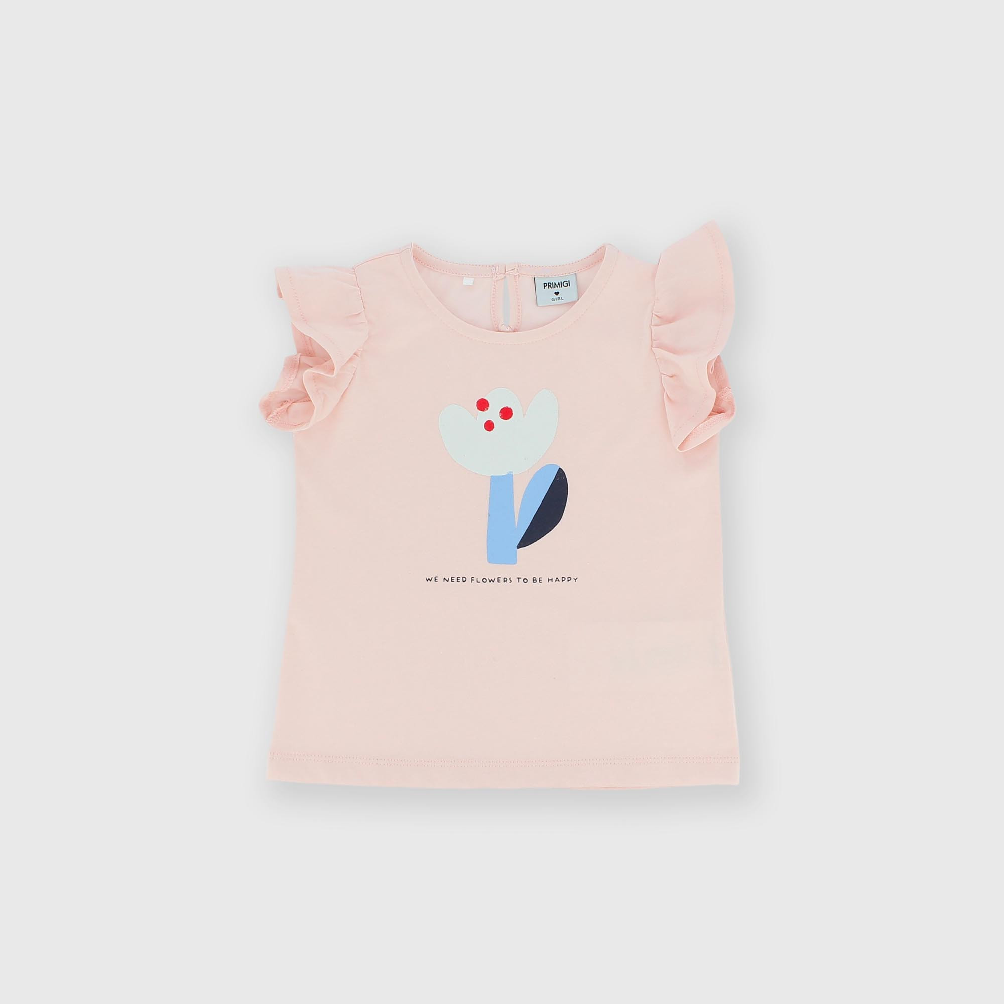 ФУТБОЛКА ИЗ ДЖЕРСИ ДЛЯ ДЕВОЧЕК, РОЗОВЫЙ