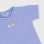 T-shirt côtelé  fille, violet T-shirt côtelé  fille, violet