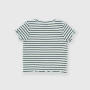Camiseta canalé para niña, azul Camiseta canalé para niña, azul