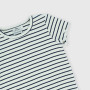 Camiseta canalé para niña, azul Camiseta canalé para niña, azul