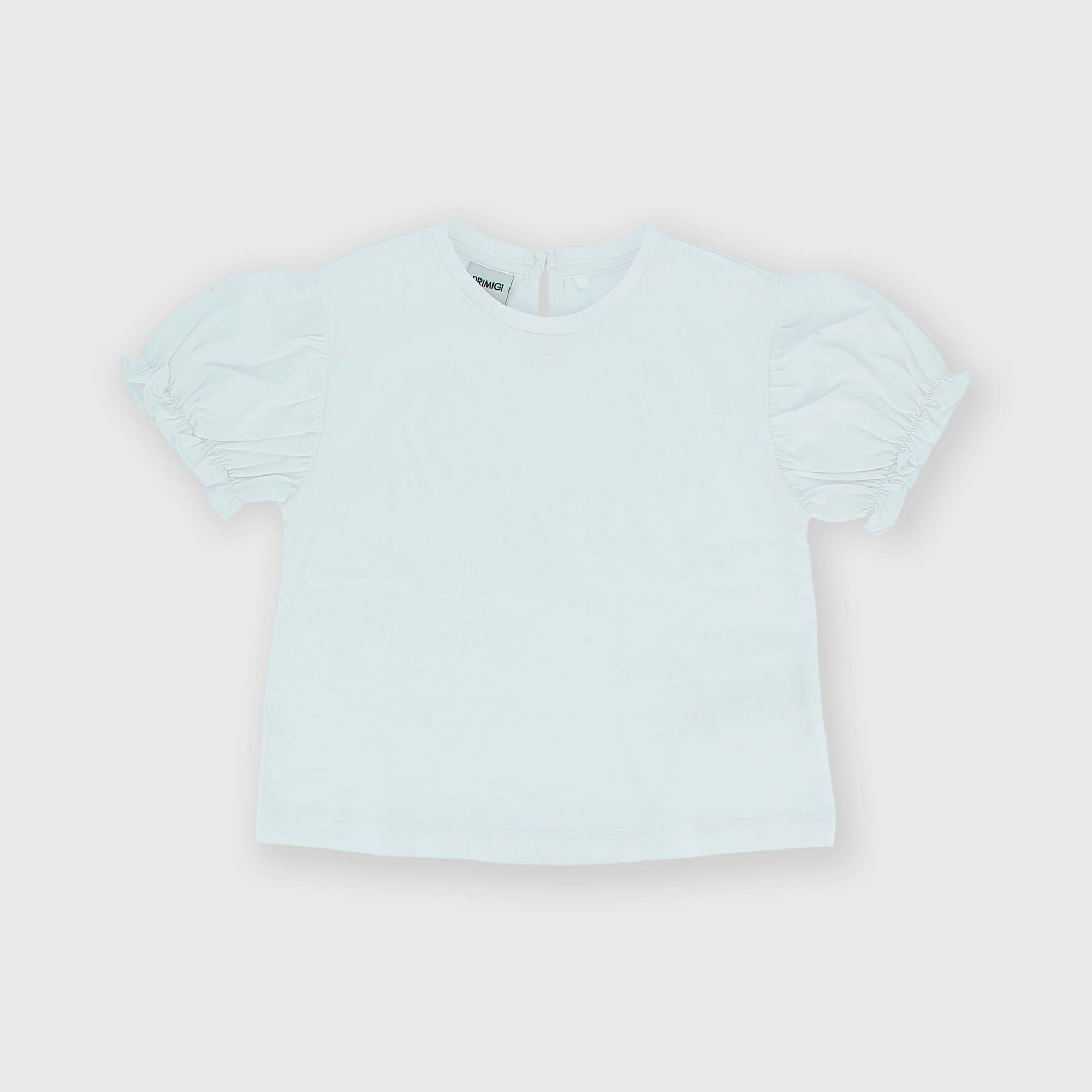 Camiseta de tejido Jersey para niña, blanco