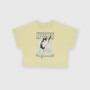 T-shirt en Jersey  fille,  beige T-shirt en Jersey  fille,  beige