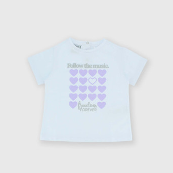 Girl's Jersey T-shirt, white Girl's Jersey T-shirt, white