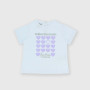 Girl's Jersey T-shirt, white Girl's Jersey T-shirt, white