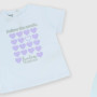 Girl's Jersey T-shirt, white Girl's Jersey T-shirt, white