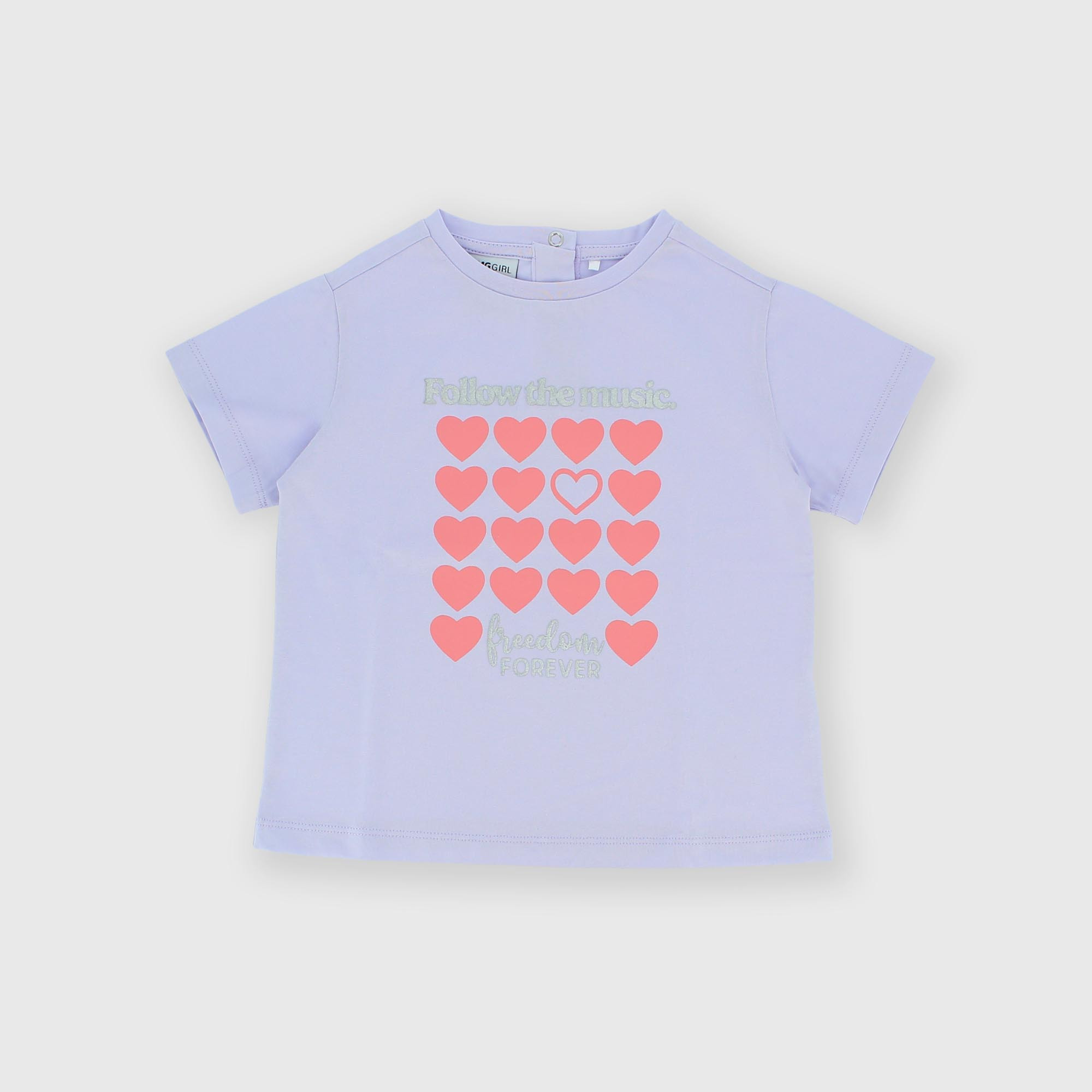 Camiseta de tejido Jersey para niña, morado