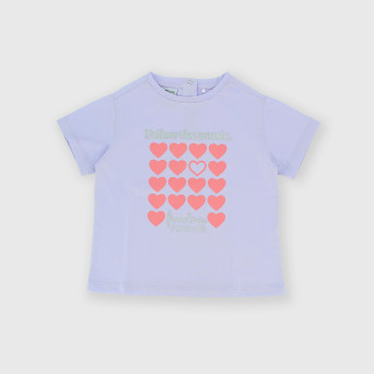 Camiseta de tejido Jersey para niña, morado Camiseta de tejido Jersey para niña, morado