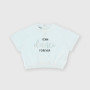 T-shirt en Jersey  fille,  blanc T-shirt en Jersey  fille,  blanc