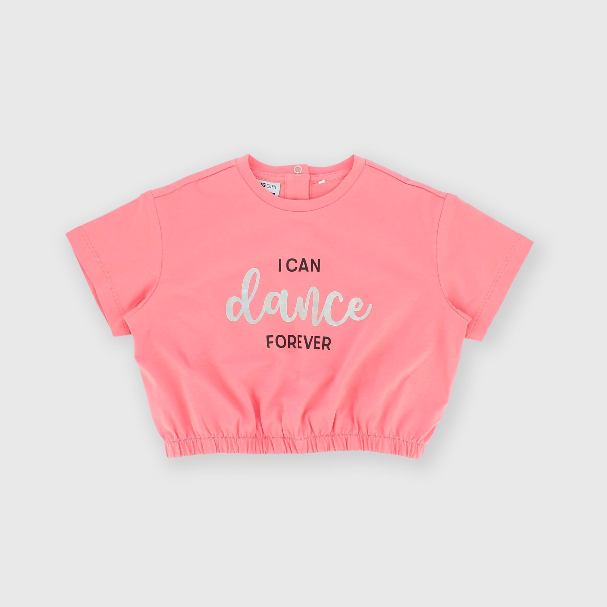 Camiseta de tejido Jersey para niña, rosa