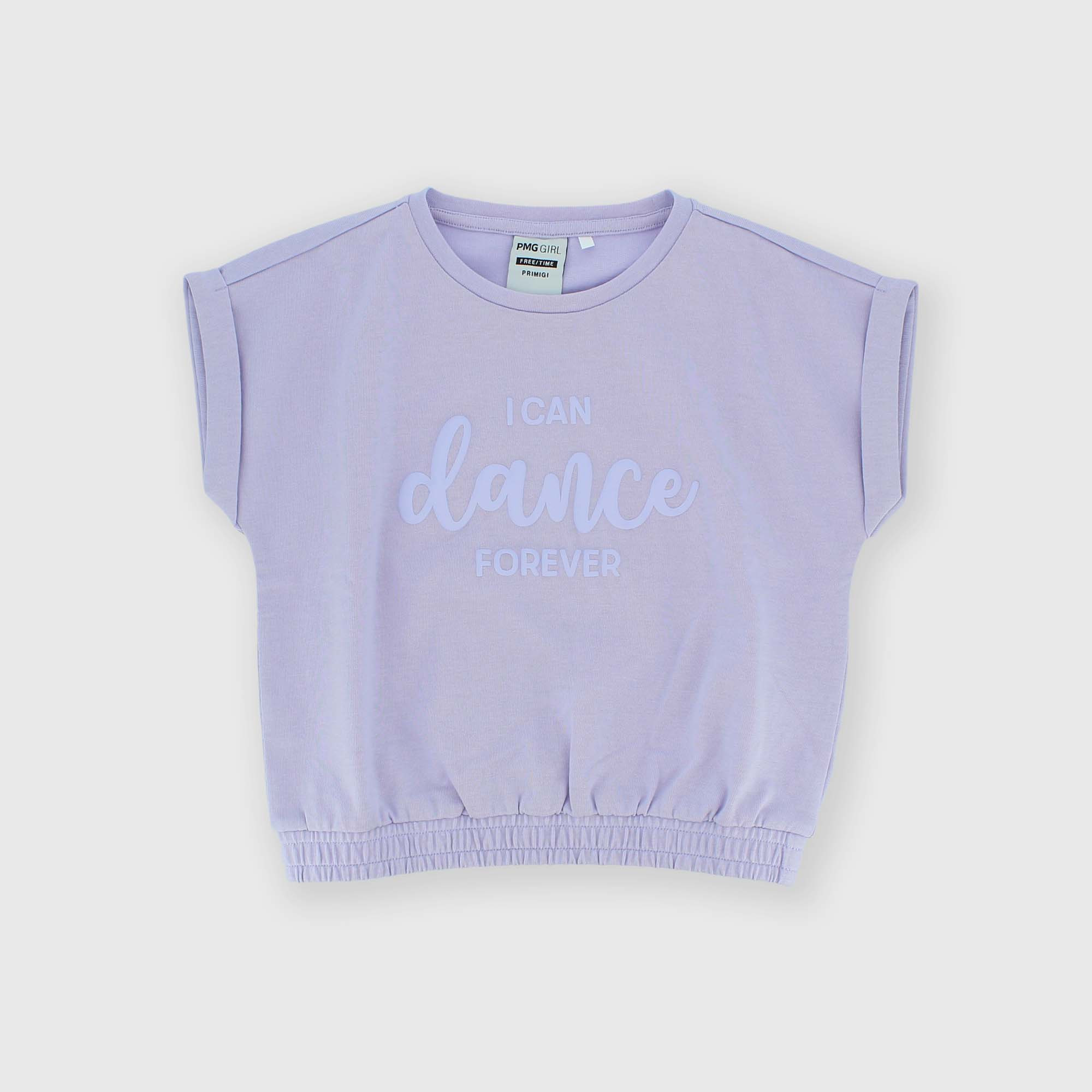 Camiseta de tejido Jersey para niña, morado