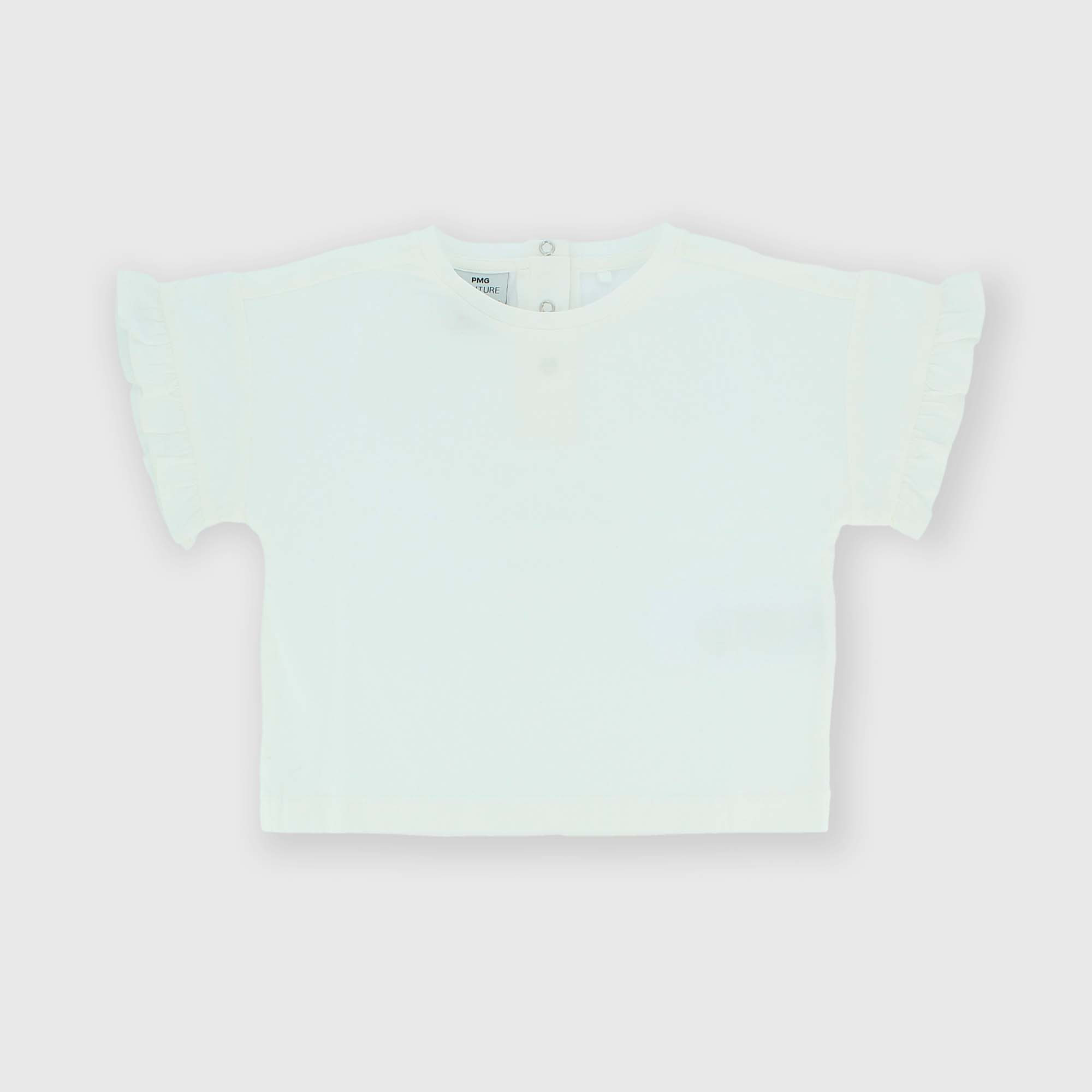 Girl's Jersey T-shirt, white