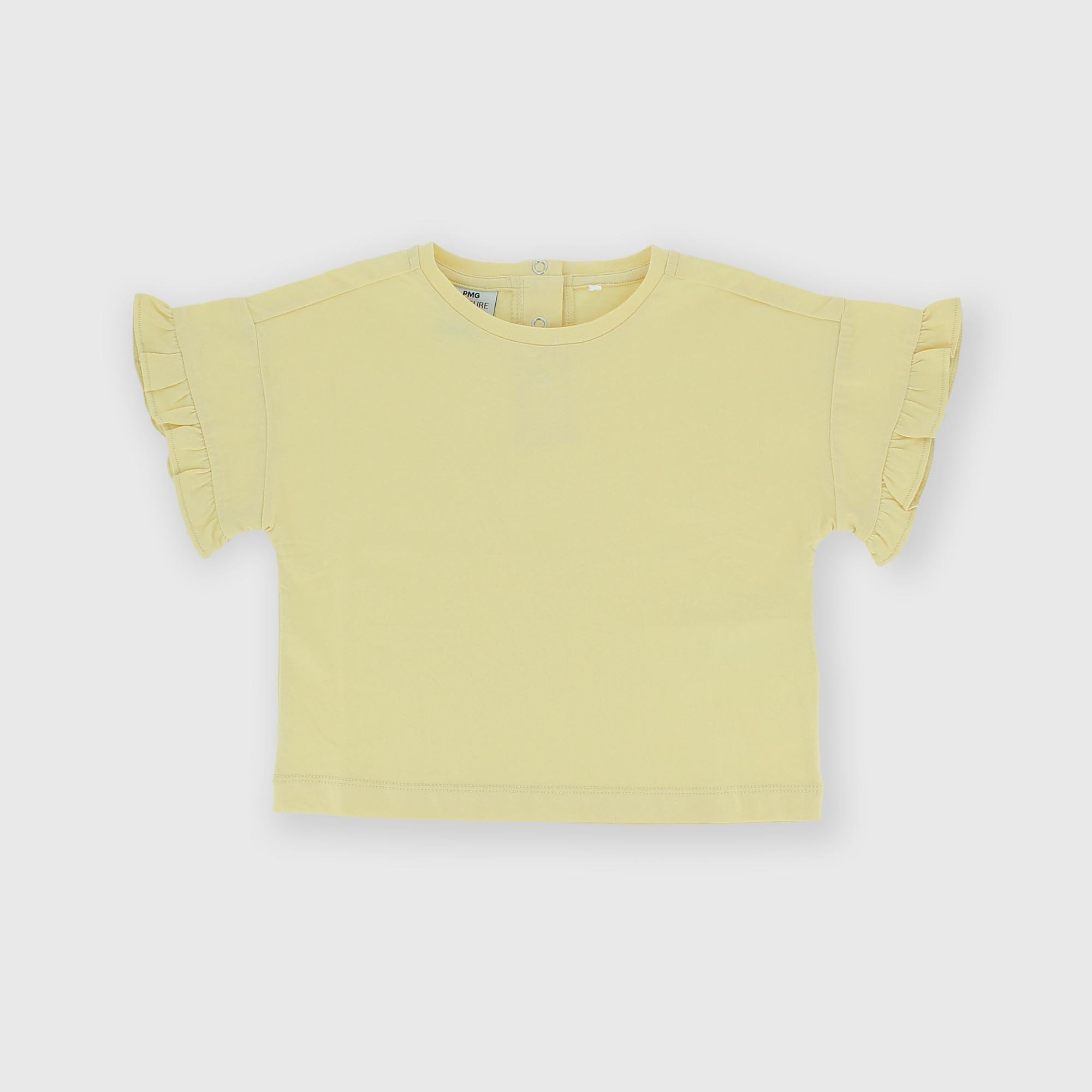 Camiseta de tejido Jersey para niña, amarillo