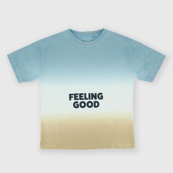 Boy's Jersey T-shirt, blue Boy's Jersey T-shirt, blue