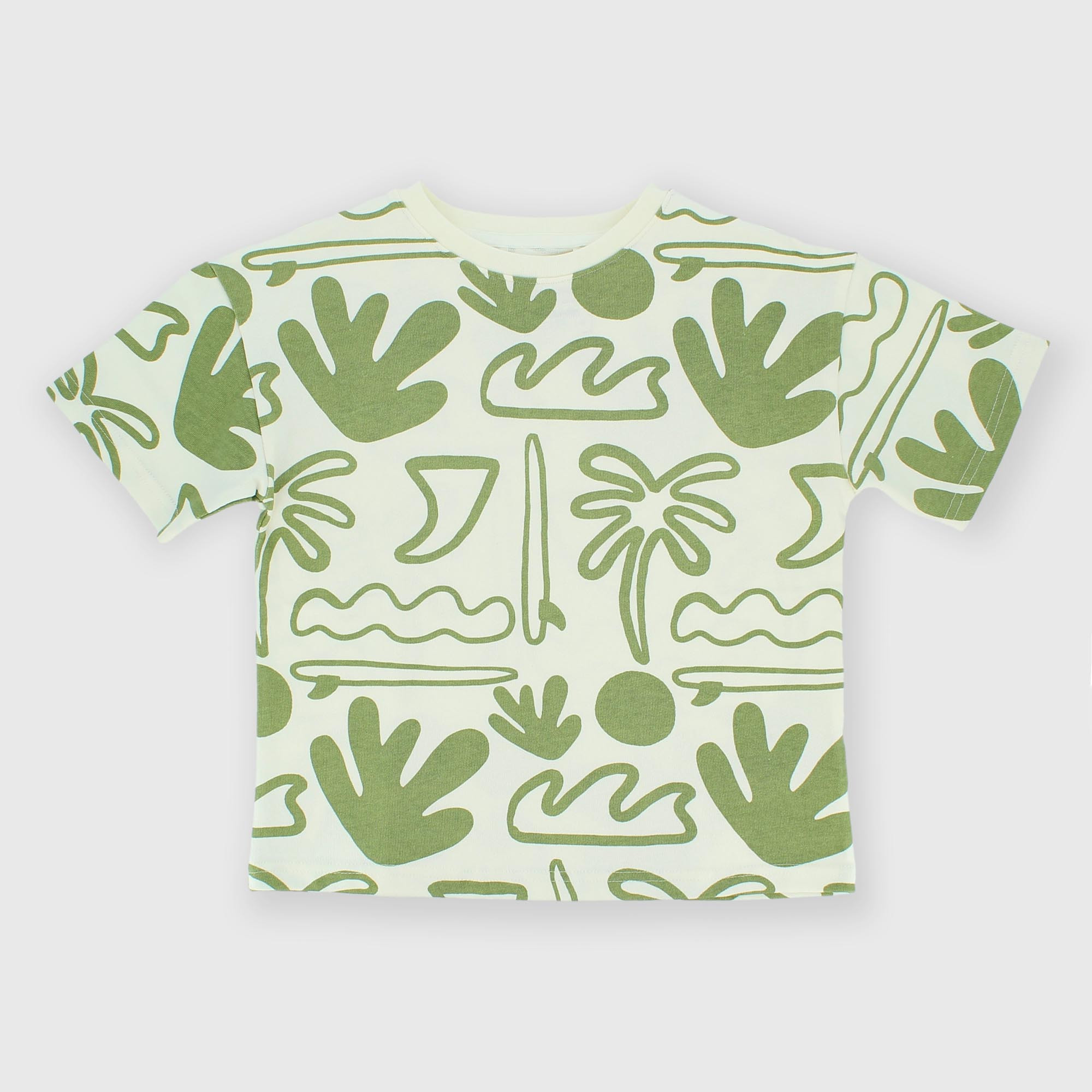 T-shirt en Jersey lourd garçon,  blanc