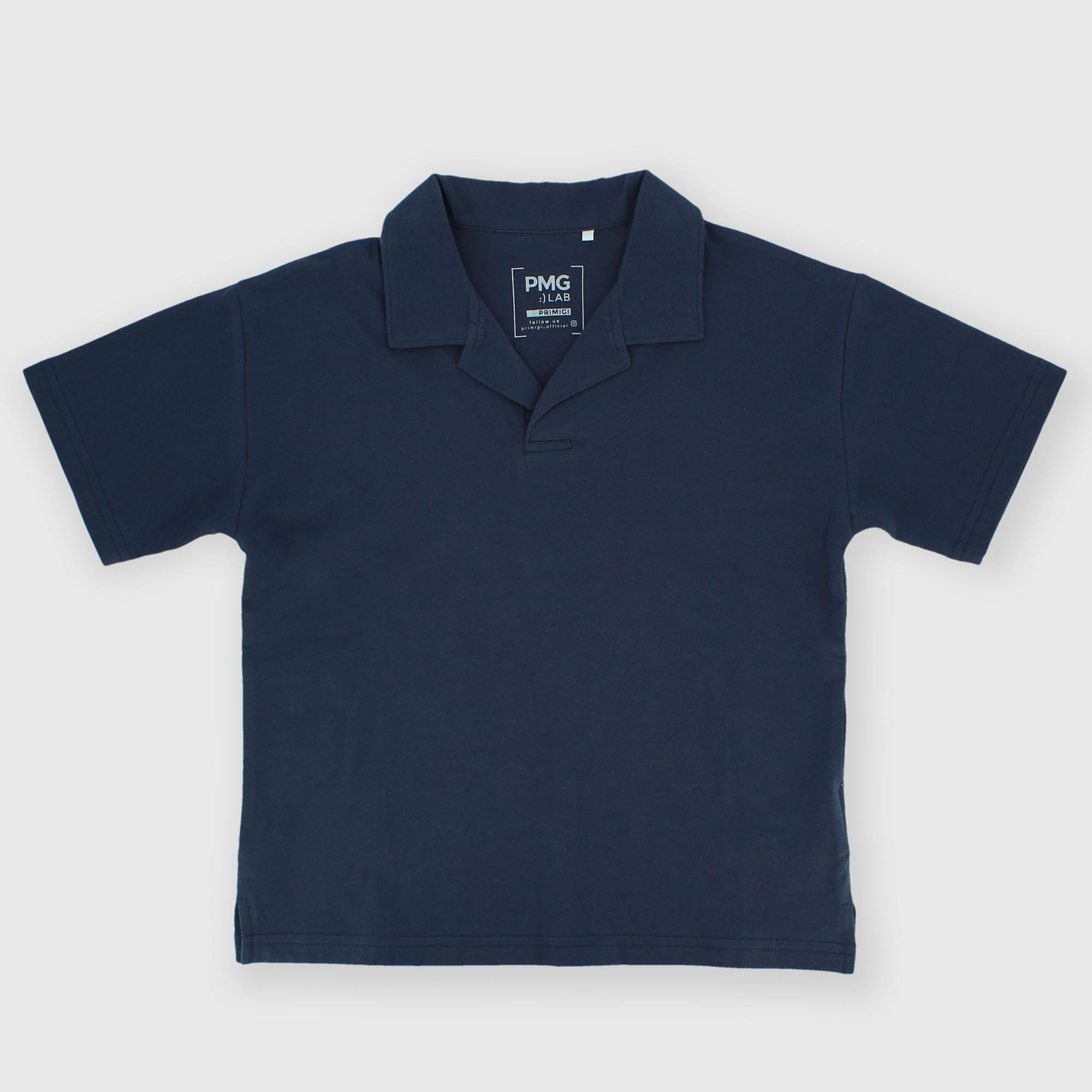Polo de tejido Jersey para niño, azul