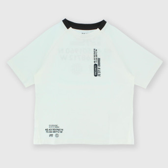 Boy's Jersey T-shirt, white Boy's Jersey T-shirt, white