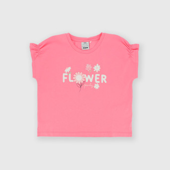 Camiseta de tejido Jersey para niña, rosa Camiseta de tejido Jersey para niña, rosa