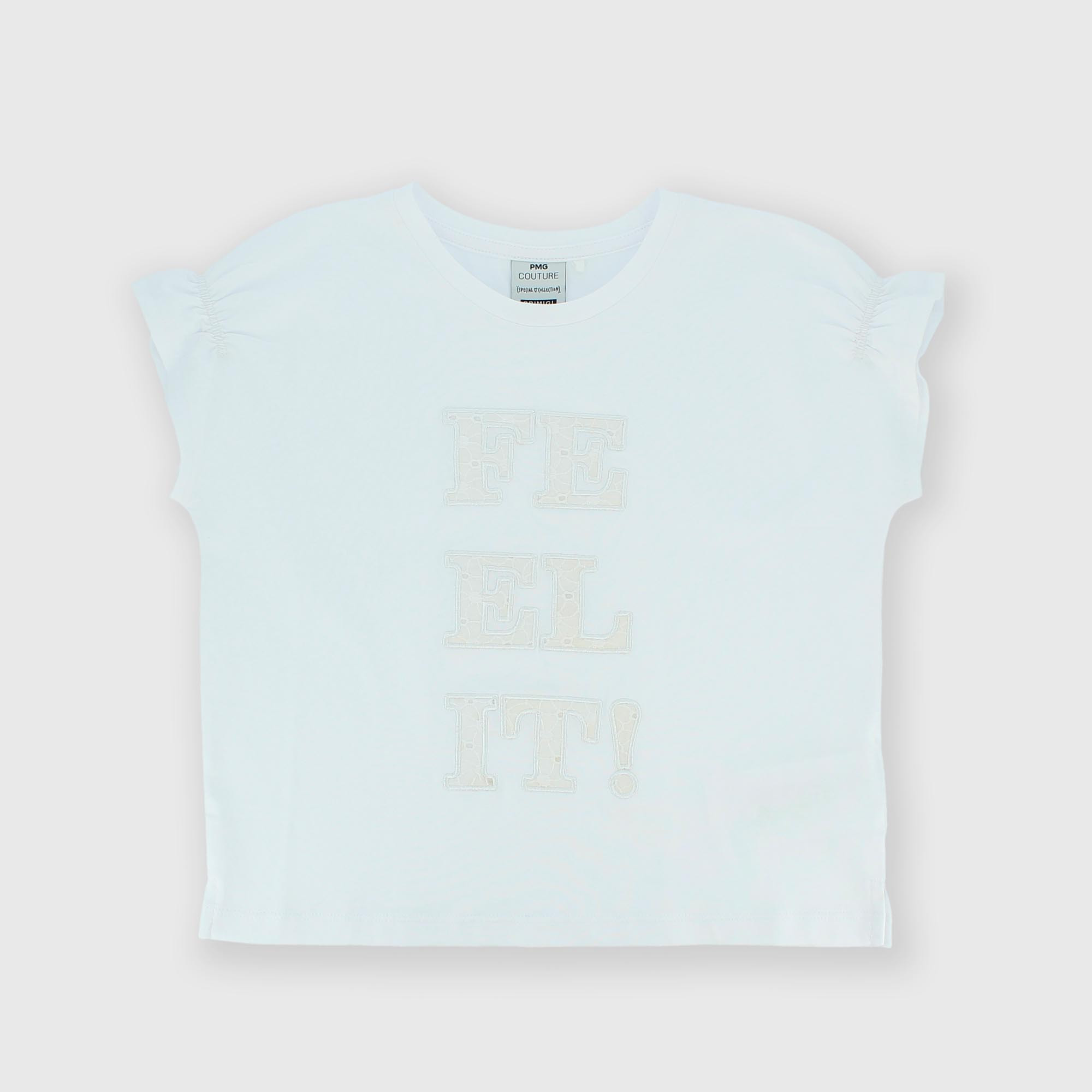 Girl's Jersey T-shirt, white