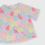 Camiseta de seersucker para niña, blanco Camiseta de seersucker para niña, blanco