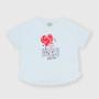 T-shirt en Jersey  fille,  blanc T-shirt en Jersey  fille,  blanc