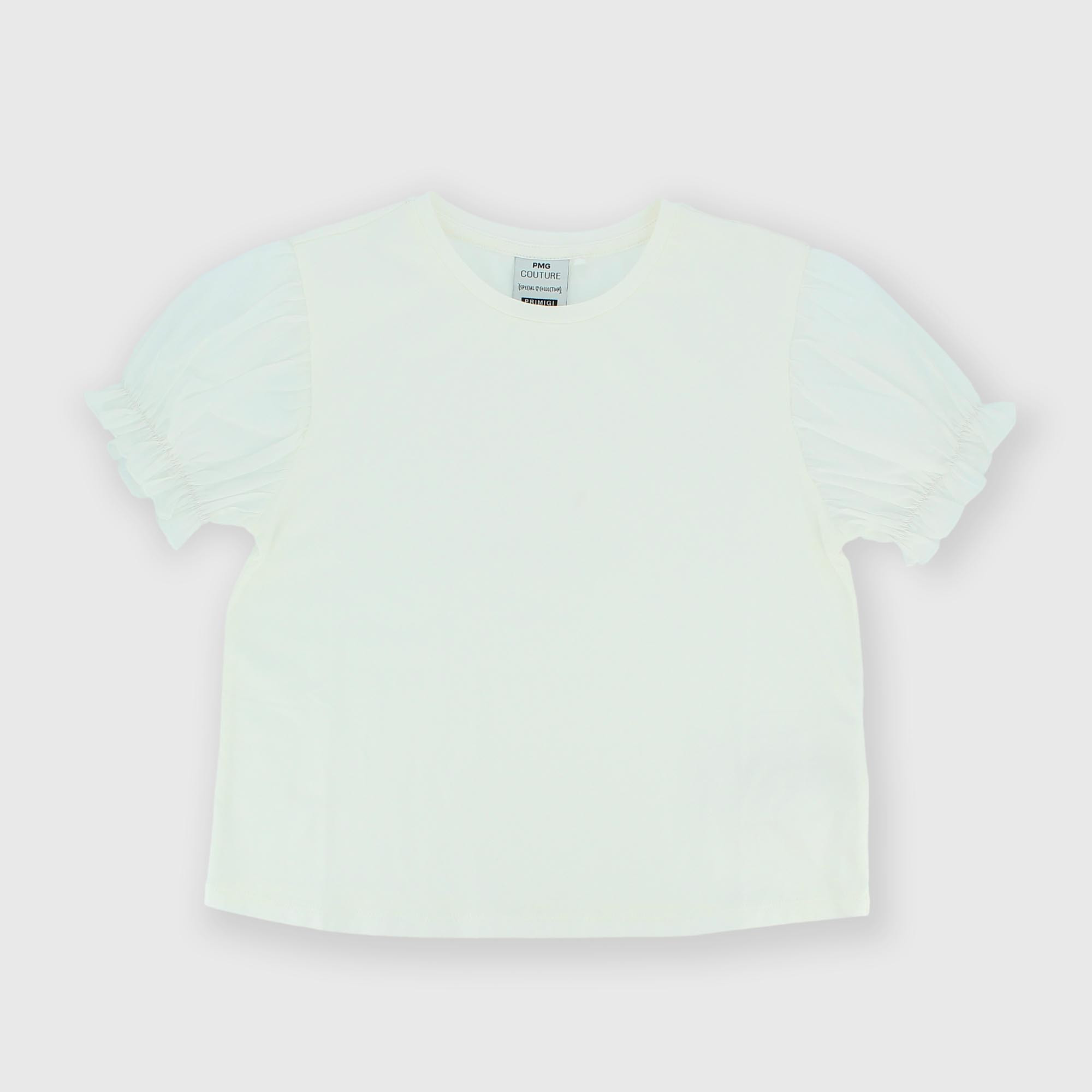 Girl's Jersey T-shirt, white