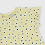 T-shirt côtelé  fille, jaune T-shirt côtelé  fille, jaune