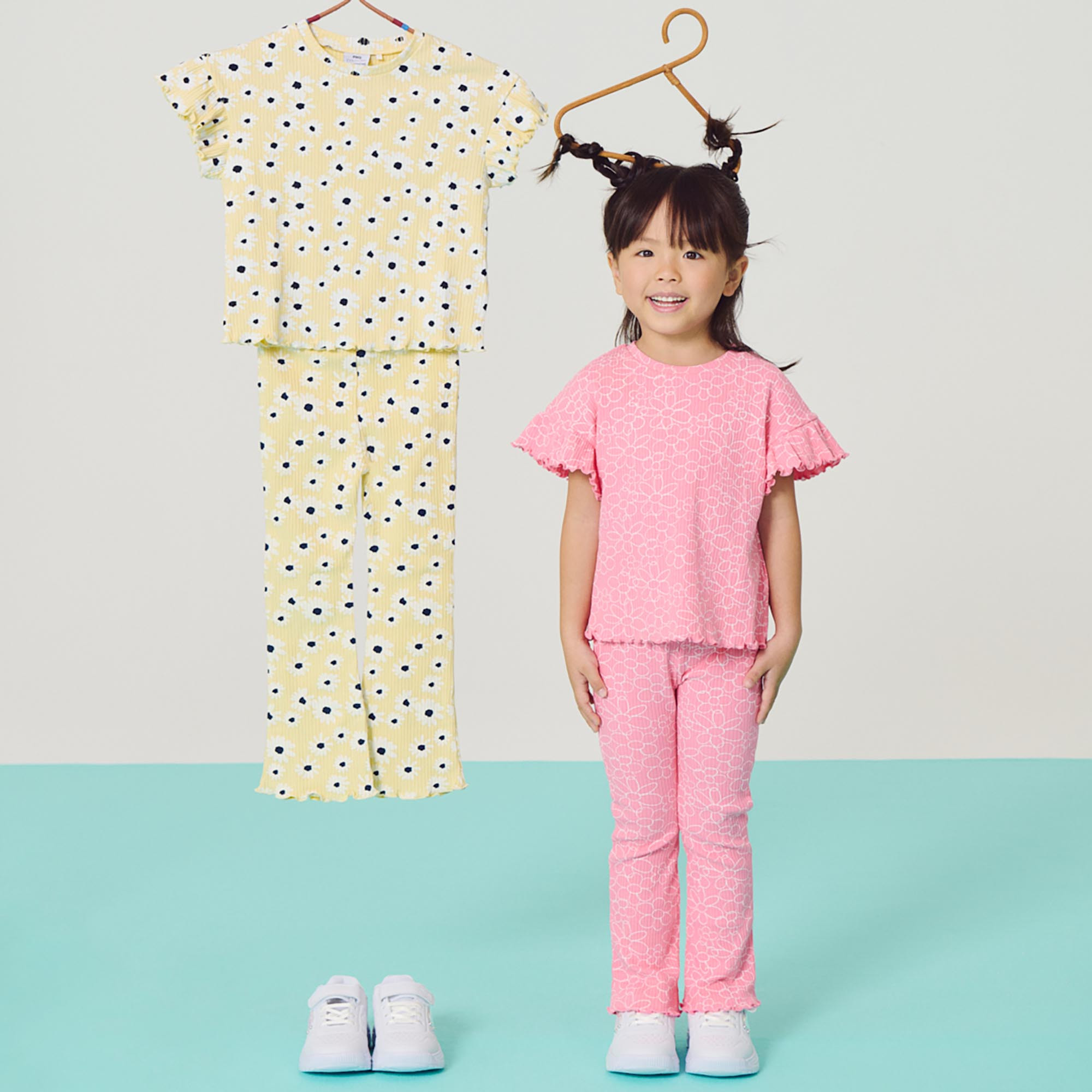 Primigi T-shirt in costina da bambina, rosa, Taglia 12
