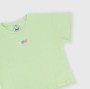 T-shirt côtelé  fille, vert T-shirt côtelé  fille, vert