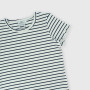 T-shirt côtelé  fille,  bleu T-shirt côtelé  fille,  bleu