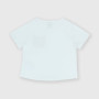 Camiseta de tejido Jersey para niña, blanco Camiseta de tejido Jersey para niña, blanco