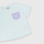 Camiseta de tejido Jersey para niña, blanco Camiseta de tejido Jersey para niña, blanco