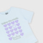 Camiseta de tejido Jersey para niña, blanco Camiseta de tejido Jersey para niña, blanco