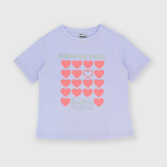 Girl's Jersey T-shirt, violet Girl's Jersey T-shirt, violet