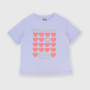 Camiseta de tejido Jersey para niña, morado Camiseta de tejido Jersey para niña, morado