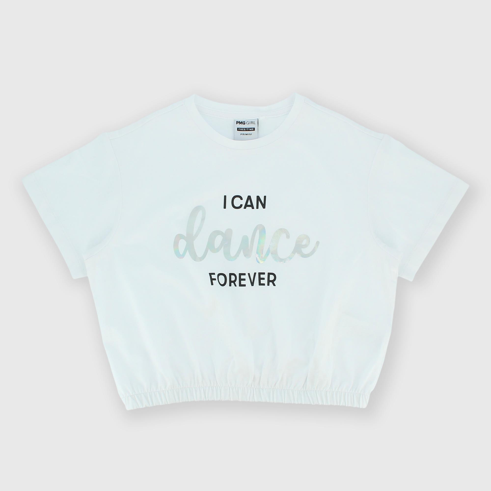 Girl's Jersey T-shirt, white