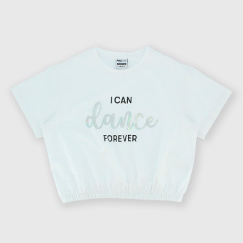 Girl's Jersey T-shirt, white Girl's Jersey T-shirt, white
