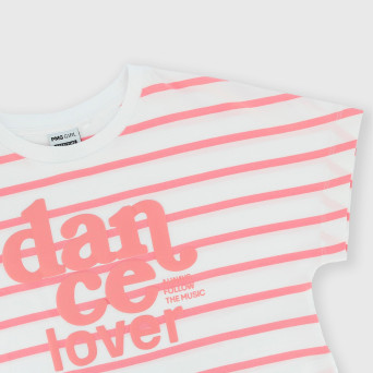 Girl's Jersey T-shirt, pink Girl's Jersey T-shirt, pink