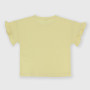 Girl's Jersey T-shirt, yellow Girl's Jersey T-shirt, yellow