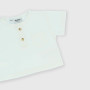T-shirt serafino in Jersey da neonato, bianco T-shirt serafino in Jersey da neonato, bianco