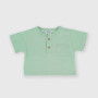 Newborn half-neck Jersey T-shirt, green Newborn half-neck Jersey T-shirt, green