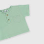 Newborn half-neck Jersey T-shirt, green Newborn half-neck Jersey T-shirt, green