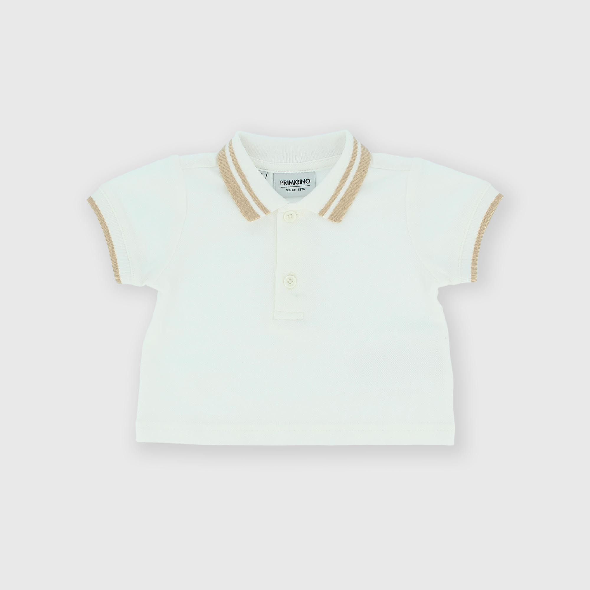 Boy's piqué polo, white