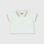Polo de piqué para bebé niño, blanco Polo de piqué para bebé niño, blanco