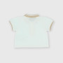 Polo de piqué para bebé niño, blanco Polo de piqué para bebé niño, blanco