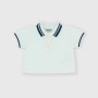 Polo de piqué para bebé niño, blanco Polo de piqué para bebé niño, blanco