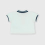 Polo de piqué para bebé niño, blanco Polo de piqué para bebé niño, blanco