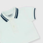 Polo de piqué para bebé niño, blanco Polo de piqué para bebé niño, blanco